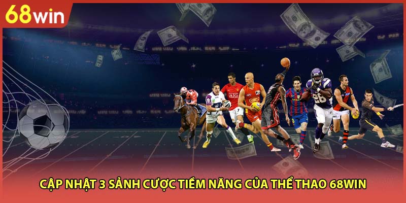 Cập nhật 3 sảnh cược tiềm năng của thể thao 68WIN