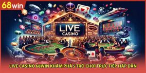 Live Casino 68WIN Khám Phá 5 Trò Chơi Trực Tiếp Hấp Dẫn